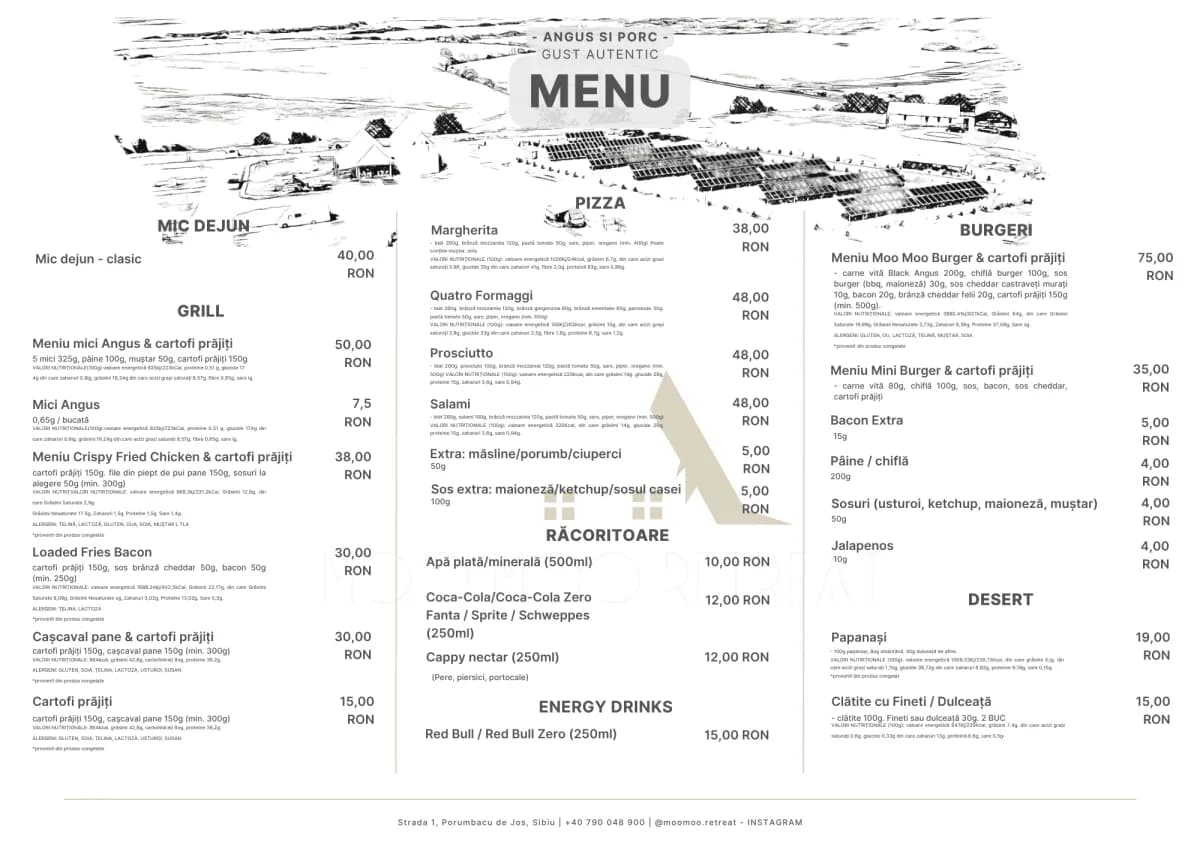 A3 Menu FATA